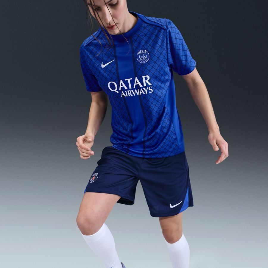 Paris Saint Germain Training T-Shirt Dri-FIT Academy Pro Pre Match - Hyper Royal/Midnight Navy/White Women-SoccerKits Hub | Buy Soccer Jerseys Online